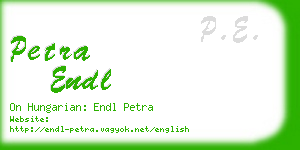 petra endl business card